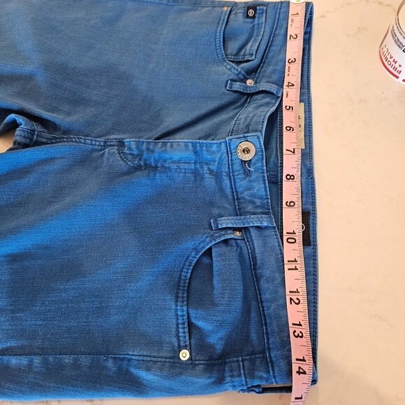 Adriano Goldschmied Size 28R The Prima Mid-Rise Cigarette Blue Mariner Jean - Picture 12 of 13